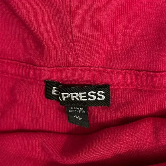 Express Body Contour High Compression Mock Neck Short Sleeve - Picture 4 of 4